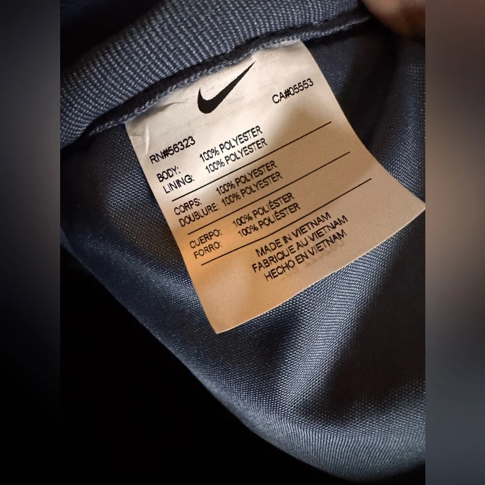 Nike Mini Backpack Gray Yellow Just Do It Small Travel Bag Unisex - Picture 8 of 11